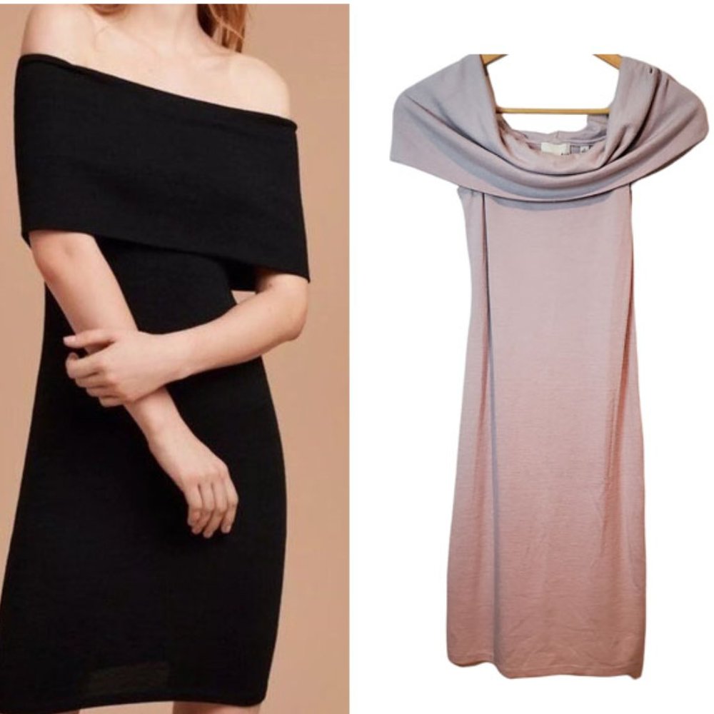 Aritzia Wilfred Free Archbold Over the Shoulder Mauve Dress S